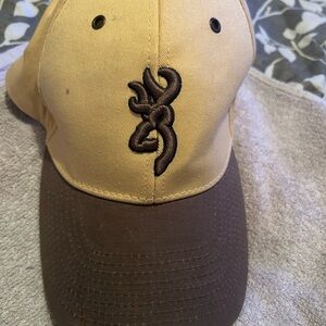 Browning Brown and Yellow Cap with Logo